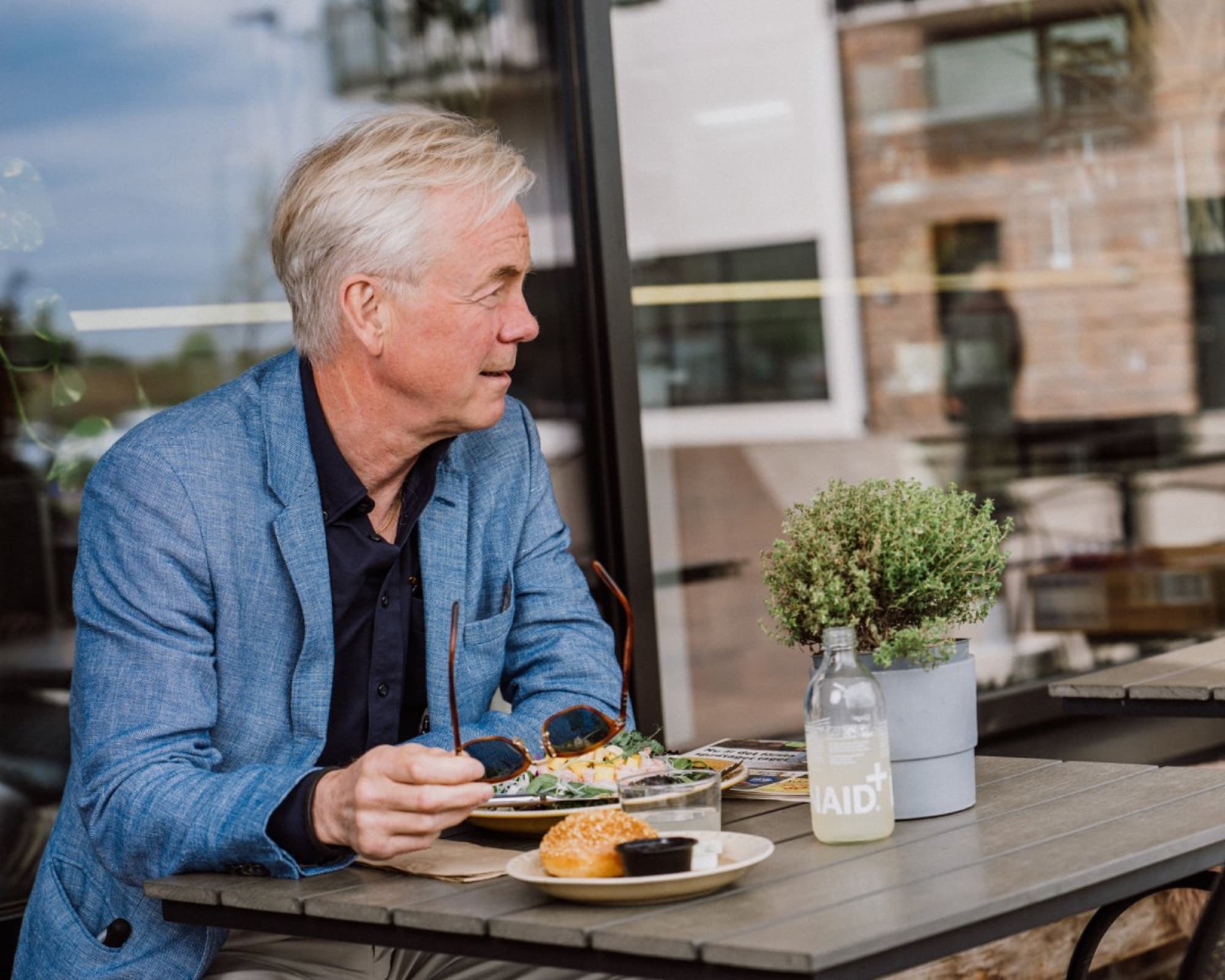 Utsikt från Parklyckans övre våningar